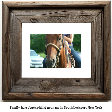 family horseback riding near me in South Lockport, New York